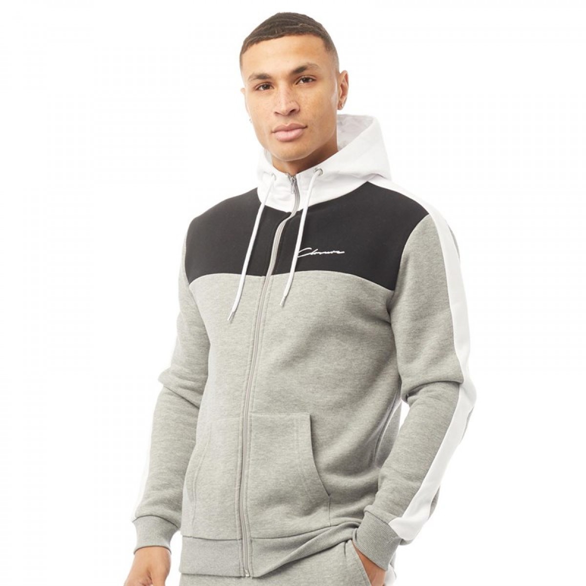 

Толстовка Closure London Multi Panel Zip Through Grey Marl Grey Marl,  (44, Толстовка Closure London Multi Panel Zip Through Grey Marl Grey Marl, S (44)