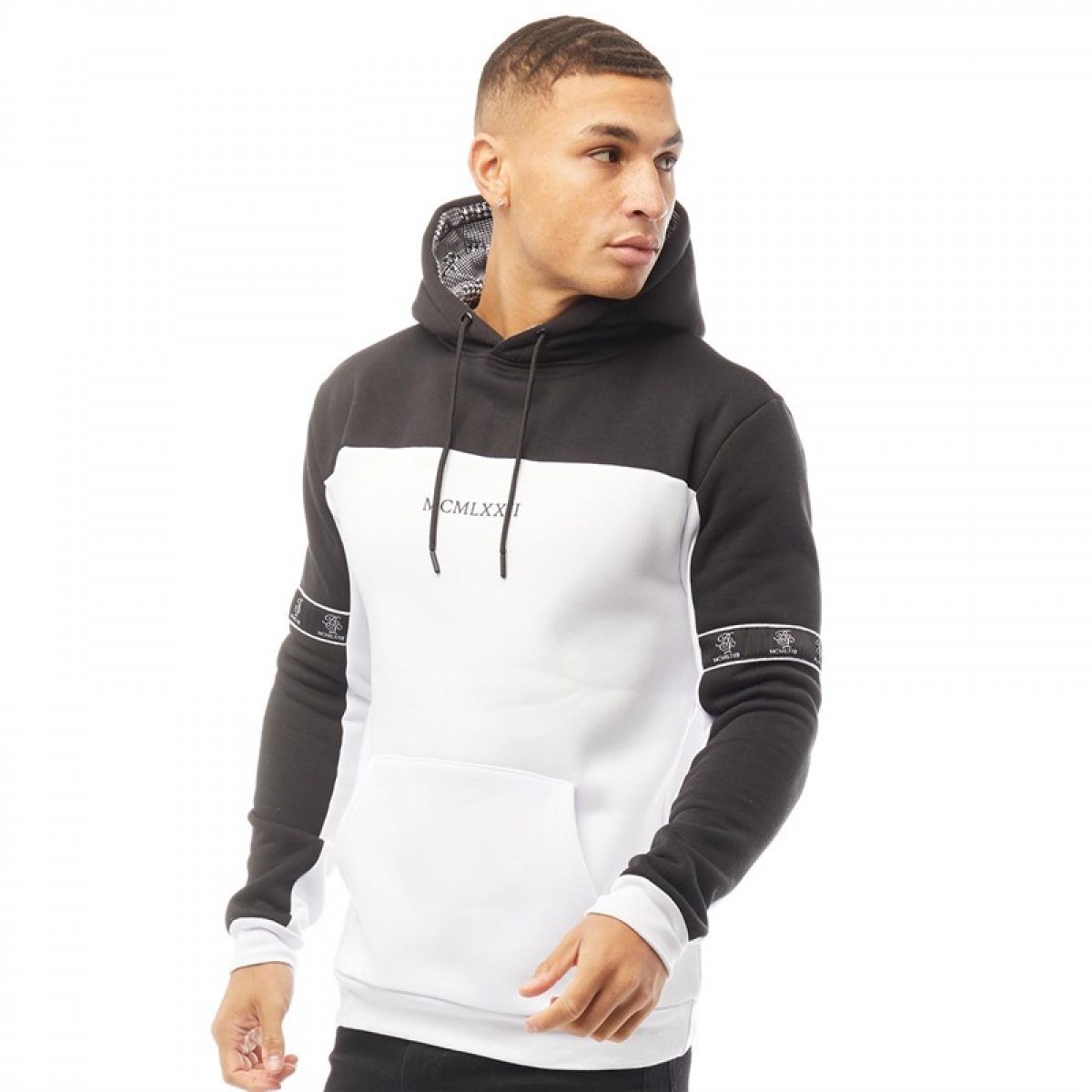 

Толстовка Brave Soul Fulham B Jet Black/Light Grey Marl Multi, L (48)