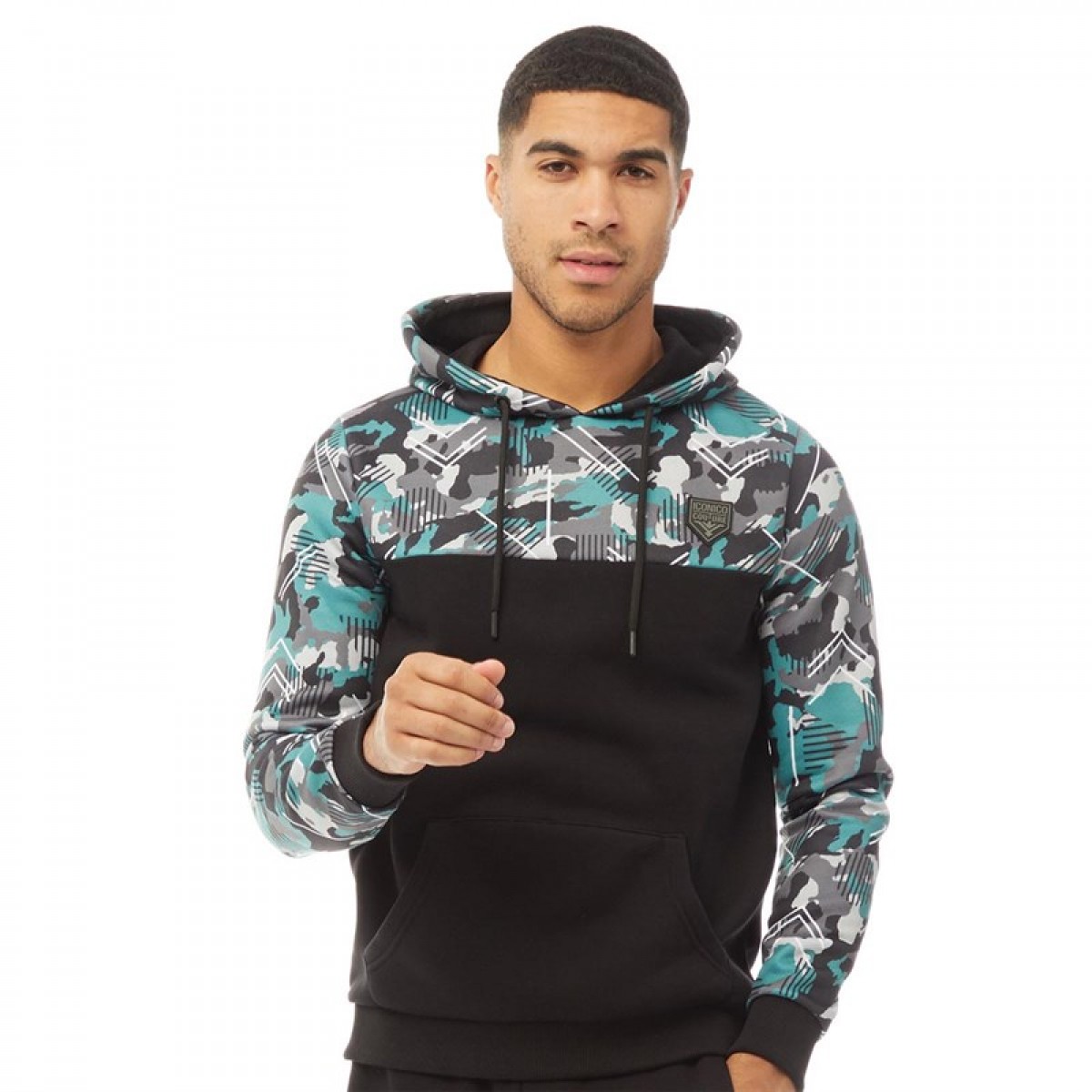 

Толстовка Iconico Couture Camo Black Black, XS (42)