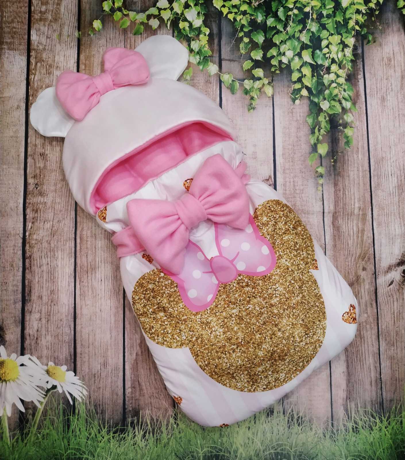 

Конверт спальник Mikki Gold ШкодаМода 08E67 білий рожевий (801315)