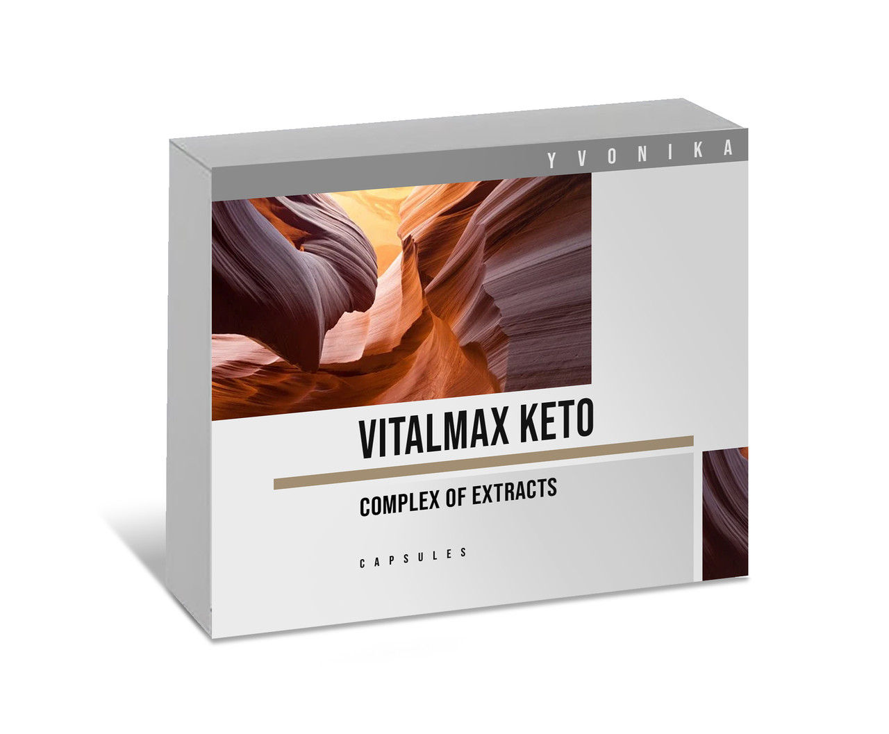 

Натуральная добавка Yvonika Vitalmax Keto для похудения капсулы 20 шт