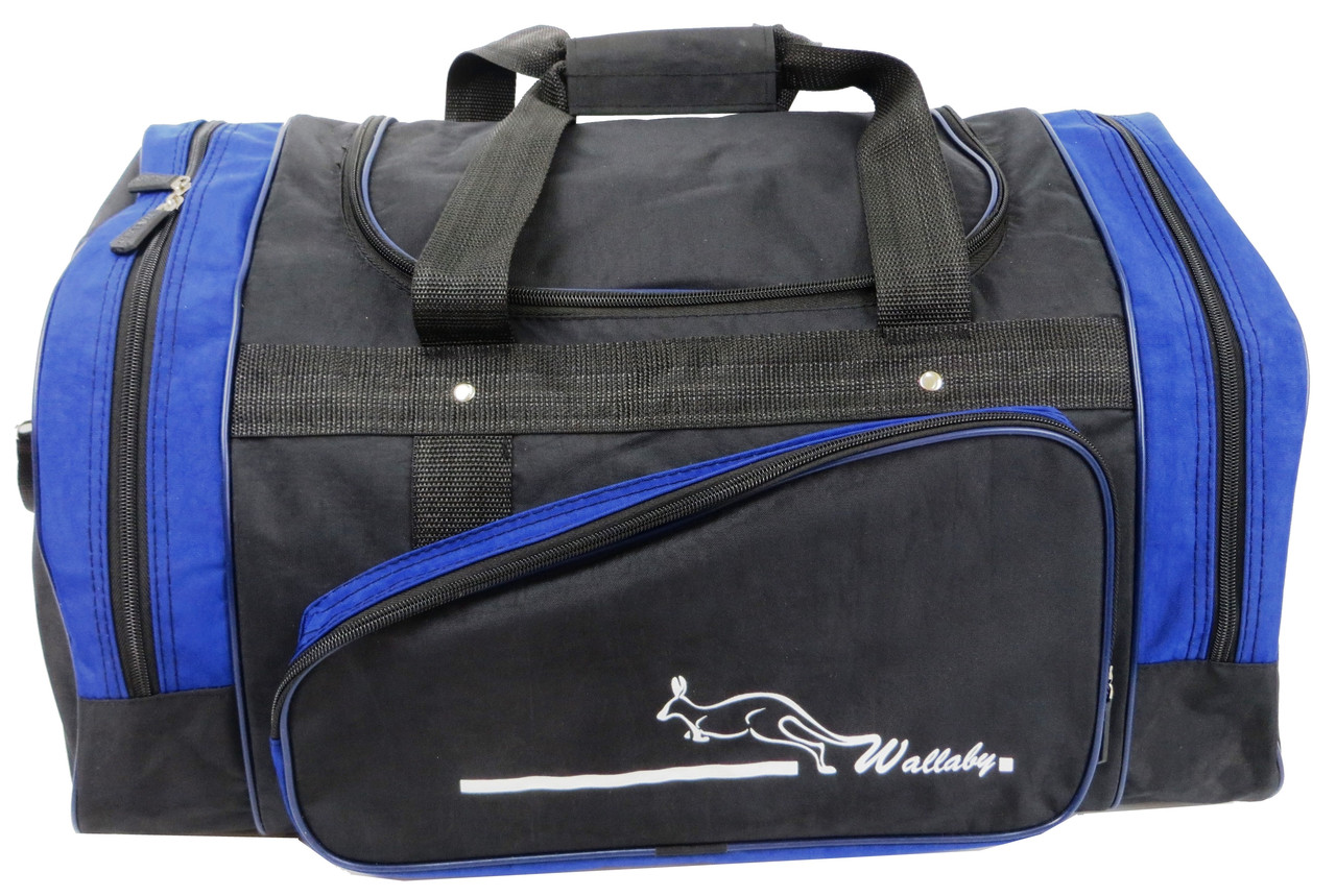 

Дорожная сумки Wallaby 38 л Черный с синим 371-3 2613962