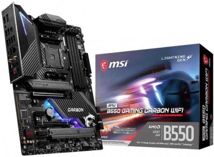 

Материнська плата MSI MPG B550 GAM CARBON WIFI