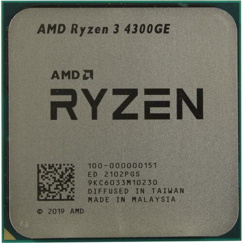 

Процессор AMD Ryzen 3 4300GE (3.5GHz 4MB 35W AM4) Multipack (100-100000151MPK)