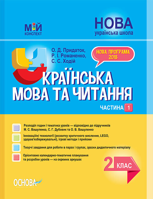 

Посібник Мій конспект Українська мова та читання 2 клас Частина 1 За підручниками Вашуленко М.С., Дубовик С.Г. (Укр) Основа (376934)