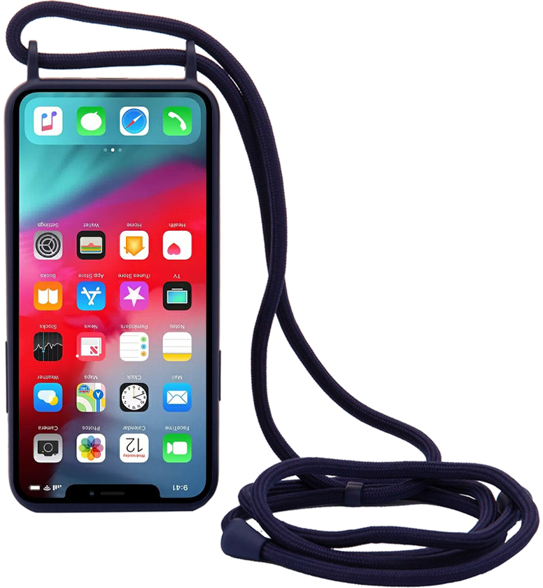 

Панель Necker на шнурке для Apple iPhone Xr Navy Blue (NCRR-XR-NB)