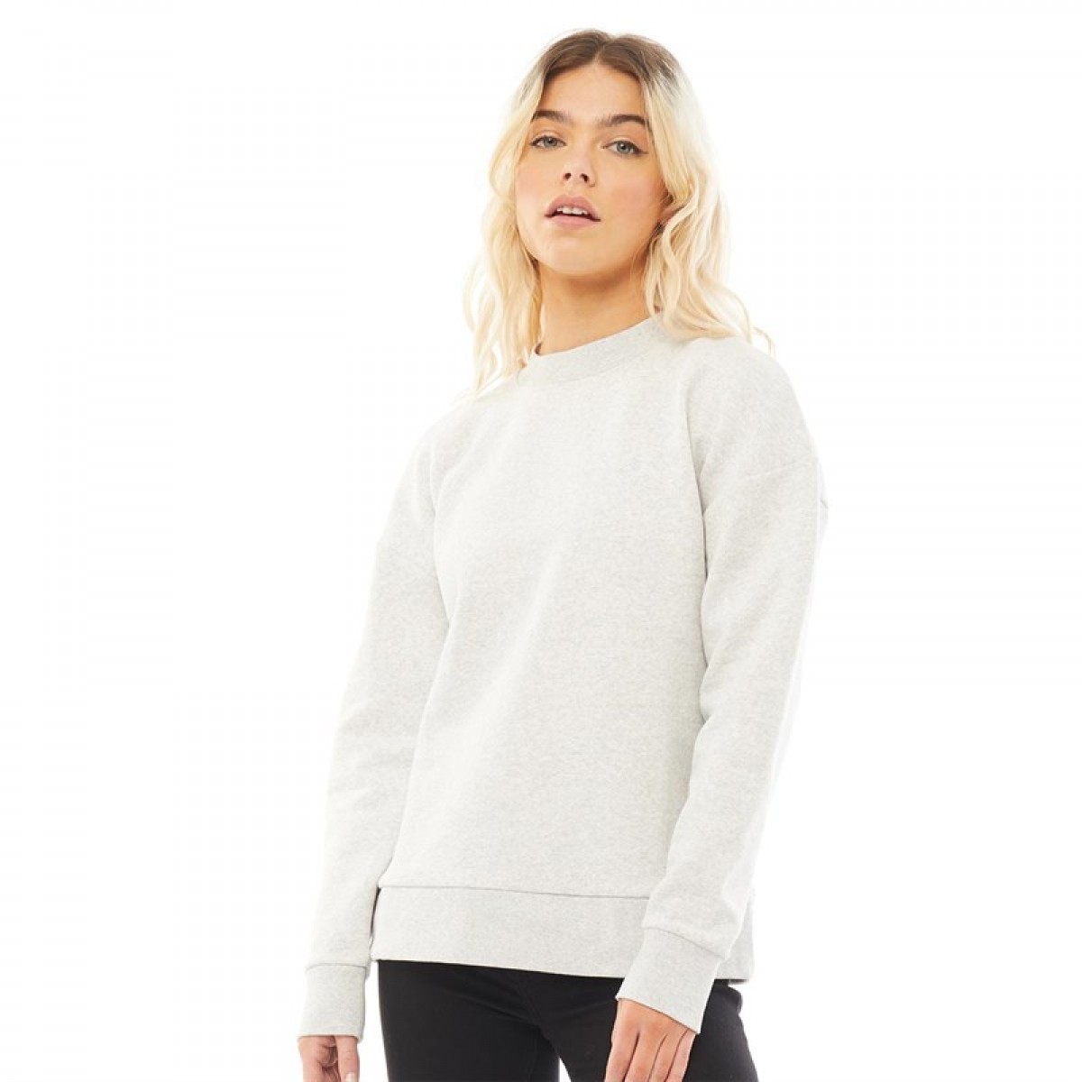 

Толстовка Fred Perry Taped Sweatshirt Iced Grey Marl Light Grey Marl, XS (42)