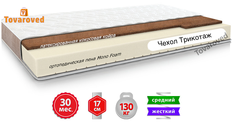 

Матрас ортопедический 80х200 Come-for Infinity ORION
