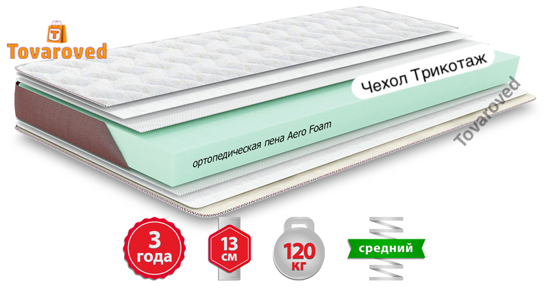

Матрас ортопедический 120х190 Come-for MINI ROLL