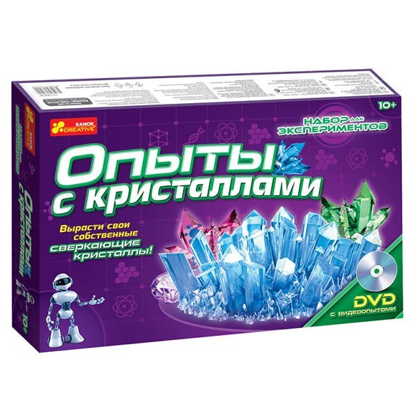 

Набір для експериментів "Досліди з кристалами" Ranok-Creative (219576)