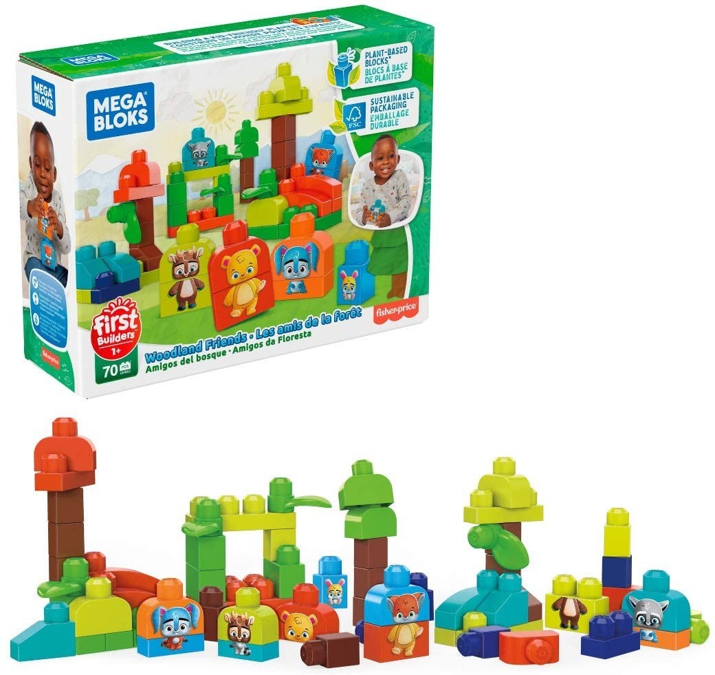 

Конструктор Mega Bloks First Builders Block Friendly Forest Дружний Ліс