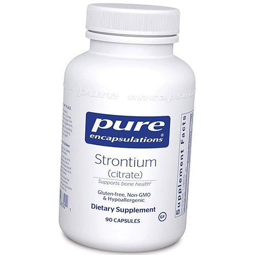 

Стронций Цитрат, Strontium Citrate, Pure Encapsulations 90капс (36361129)