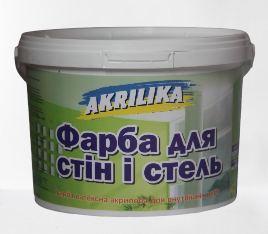 

Водоэмульсионная краска для стен и потолков Akrilika 14 кг