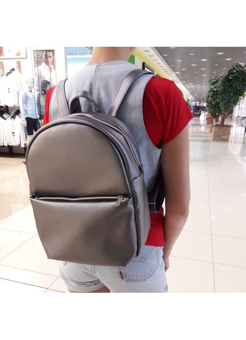 

Женский рюкзак Sambag 35х25х12 см Темное серебро 000162247