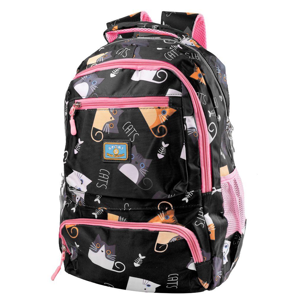 

Детский спортивный рюкзак Valiria Fashion 30х43х18 см Черный 000163880