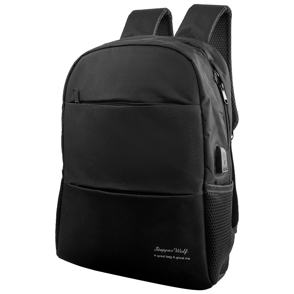 

Мужской городской рюкзак Valiria Fashion 28х44х10 см Черный 000163827