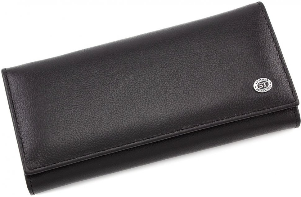 

Кошелек ST014 black ST Leather