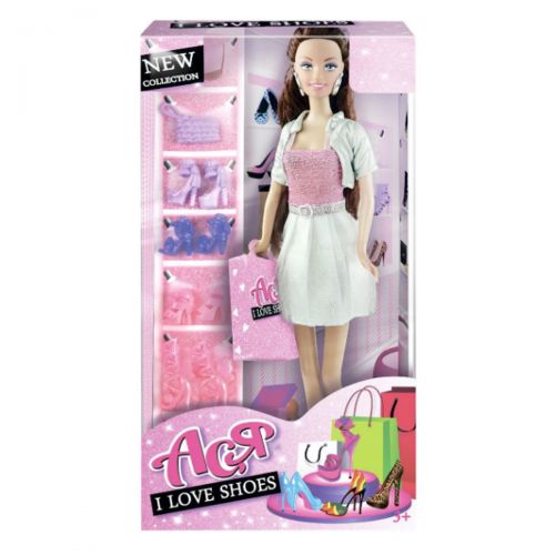 

Кукла Ася с аксессуарами "I Love Shoes"