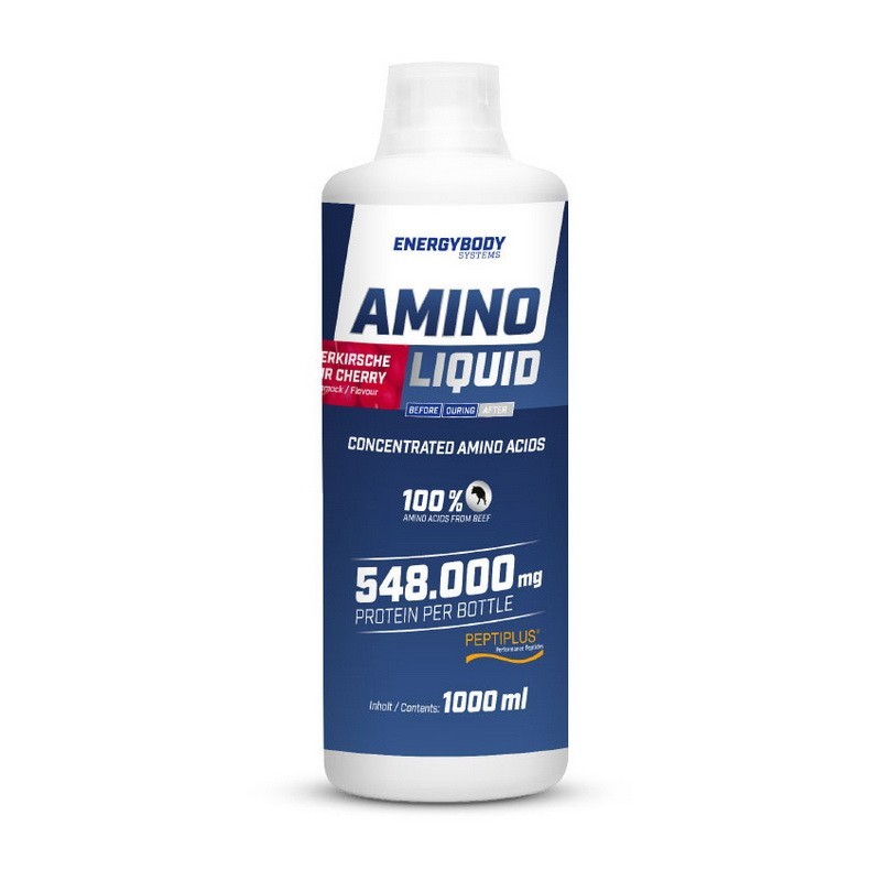 

Комплекс аминокислот жидкие + витамины Energybody Systems Amino Liquid (1 L, sour cherry)