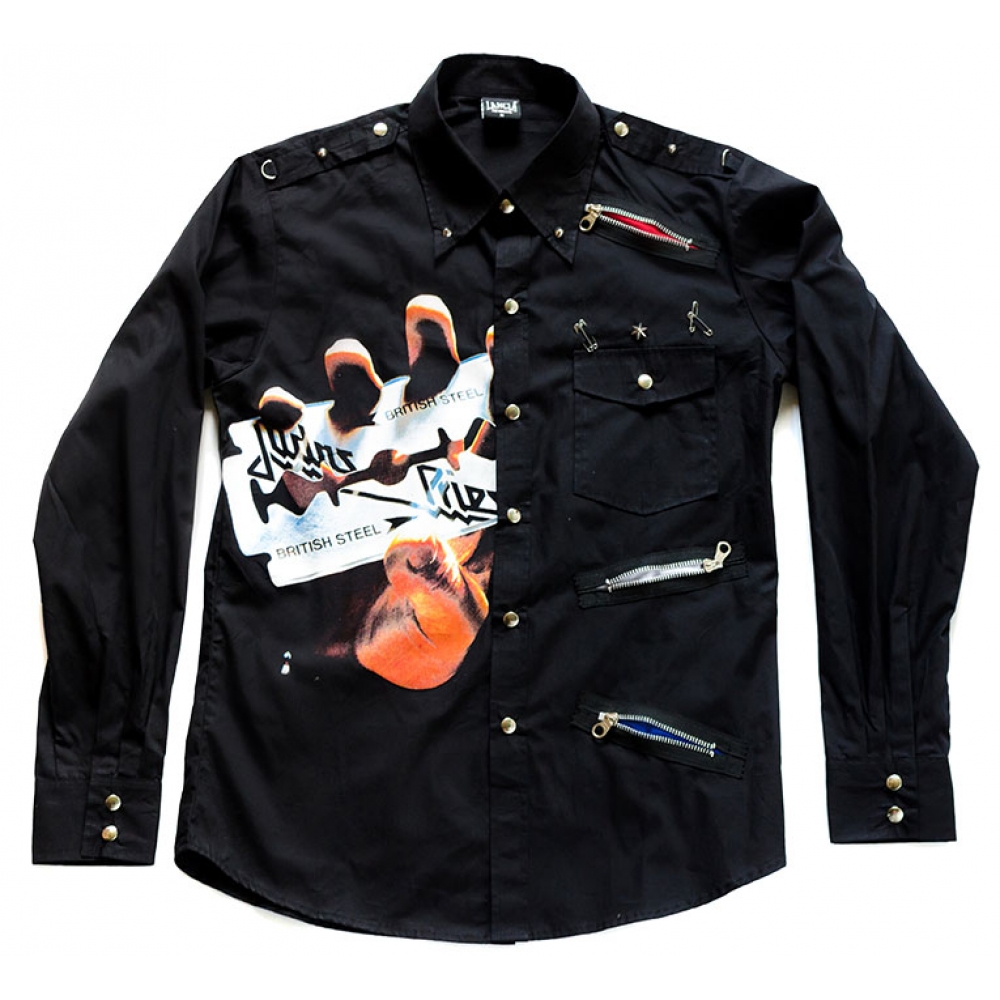 

Рубашка Lancia Judas Priest "British Steel" Черный , Размер, Рубашка Lancia Judas Priest "British Steel" Черный , Размер M