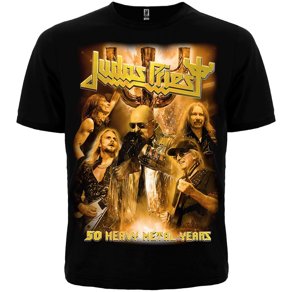

Футболка Rockway Judas Priest "50 Heavy Metal Years" Черный , Размер, Футболка Rockway Judas Priest "50 Heavy Metal Years" Черный , Размер M
