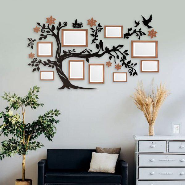 

Семейное дерево для фотографий 6 рамок LikeWood Family Tree S 100 × 55 см Черный с коричневыми рамками