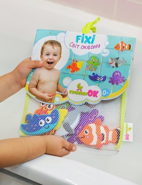 

Игрушки для купания Kinderenok Fixi Мир океана