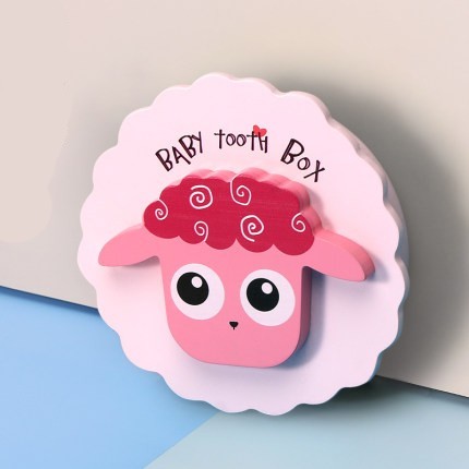 

Сувенирная коробочка для сохранения молочных зубов Argo Baby Tooth Box Барашек розовый 50261