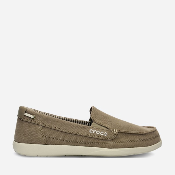 

Мокасины Crocs Women’s Walu Canvas Loafer 14391-26P-W6 36-37 22.9 см Khaki/Stucco