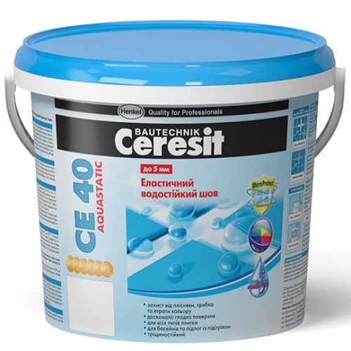 

Заповнювач для швів Ceresit CE-40 бежевий 2кг