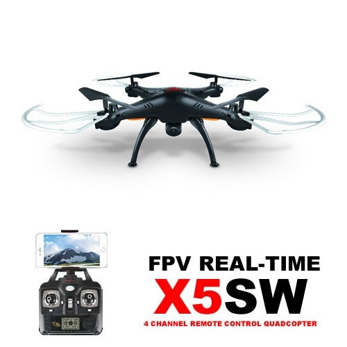 

Квадрокоптер р/у Syma X5SW с камерой WiFi (Чорный)