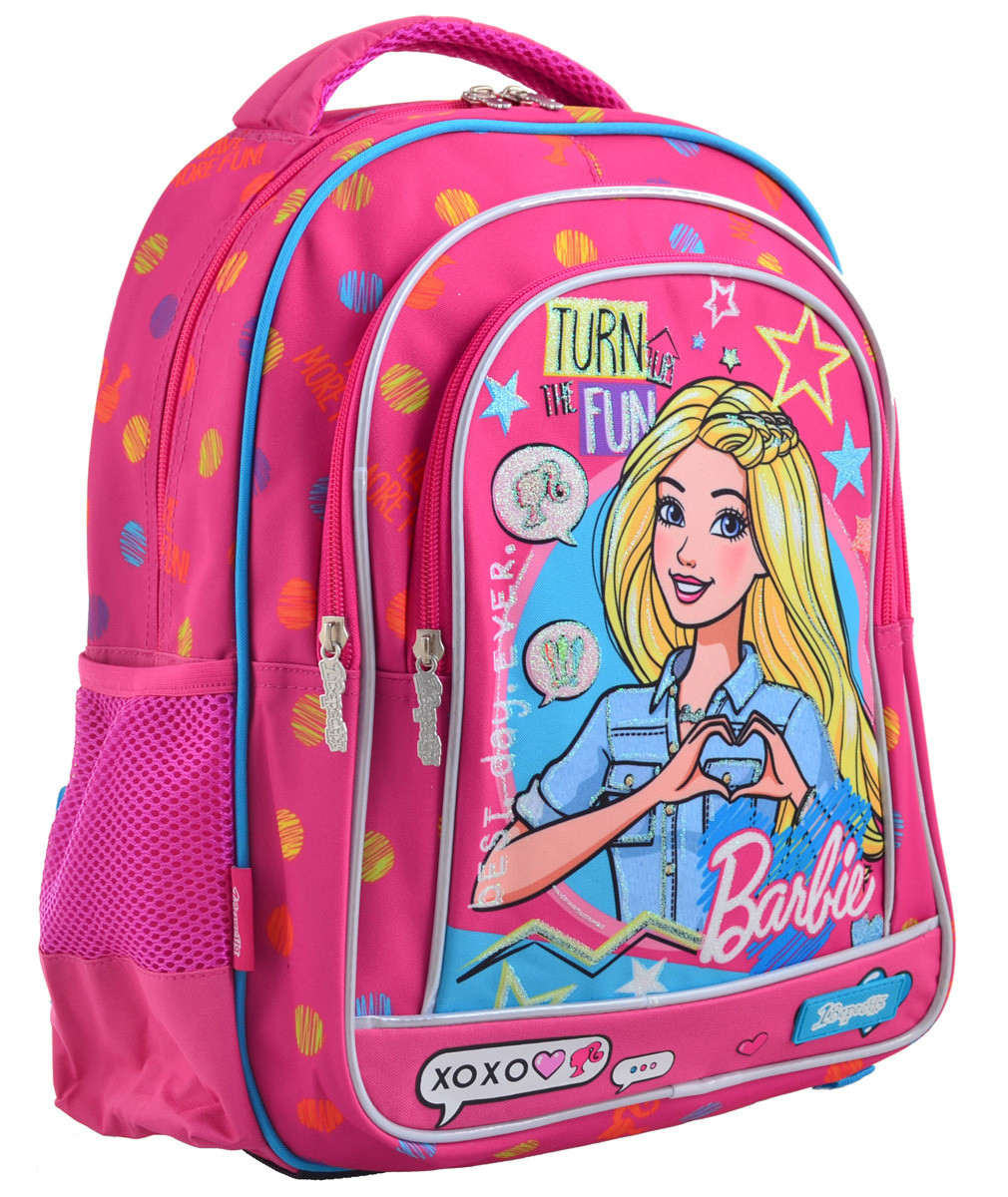 

Рюкзак школьный для девочки 1 Вересня S-22 "Barbie" Розовый