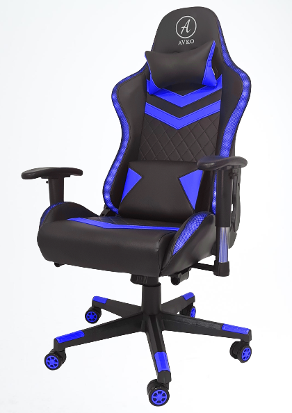 

Кресло геймерское, компютерное Avko Style AG70650 Blue RGB подсветка, с пультом, механизм TILT, регулировка высоты