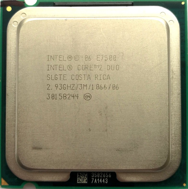 Процесор Intel Core 2 Duo E7500 R0 SLB9Z, SLGTE 2.93 GHz 3 МБ Cache ...