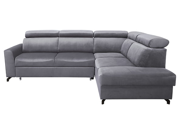 

Правый угловой диван-кровать с контейнером для постельных принадлежностей Nobel BRW Sofa 261x85x209 (NOBEL_2F.RECBK) 071935