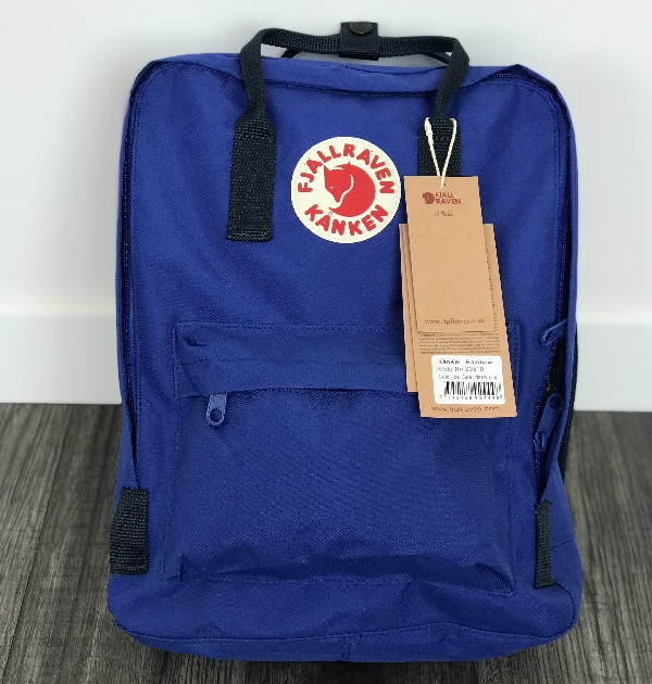 

Рюкзак Fjallraven Kanken Classic цвет синий с черными ручками (3577-2)