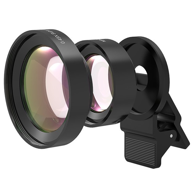 

​Объектив для телефона ORICO Phone Camera Lens 0.45X Wide Angle Lens, 12.5X Macro Lens 2 in 1 MPC-A1-BK