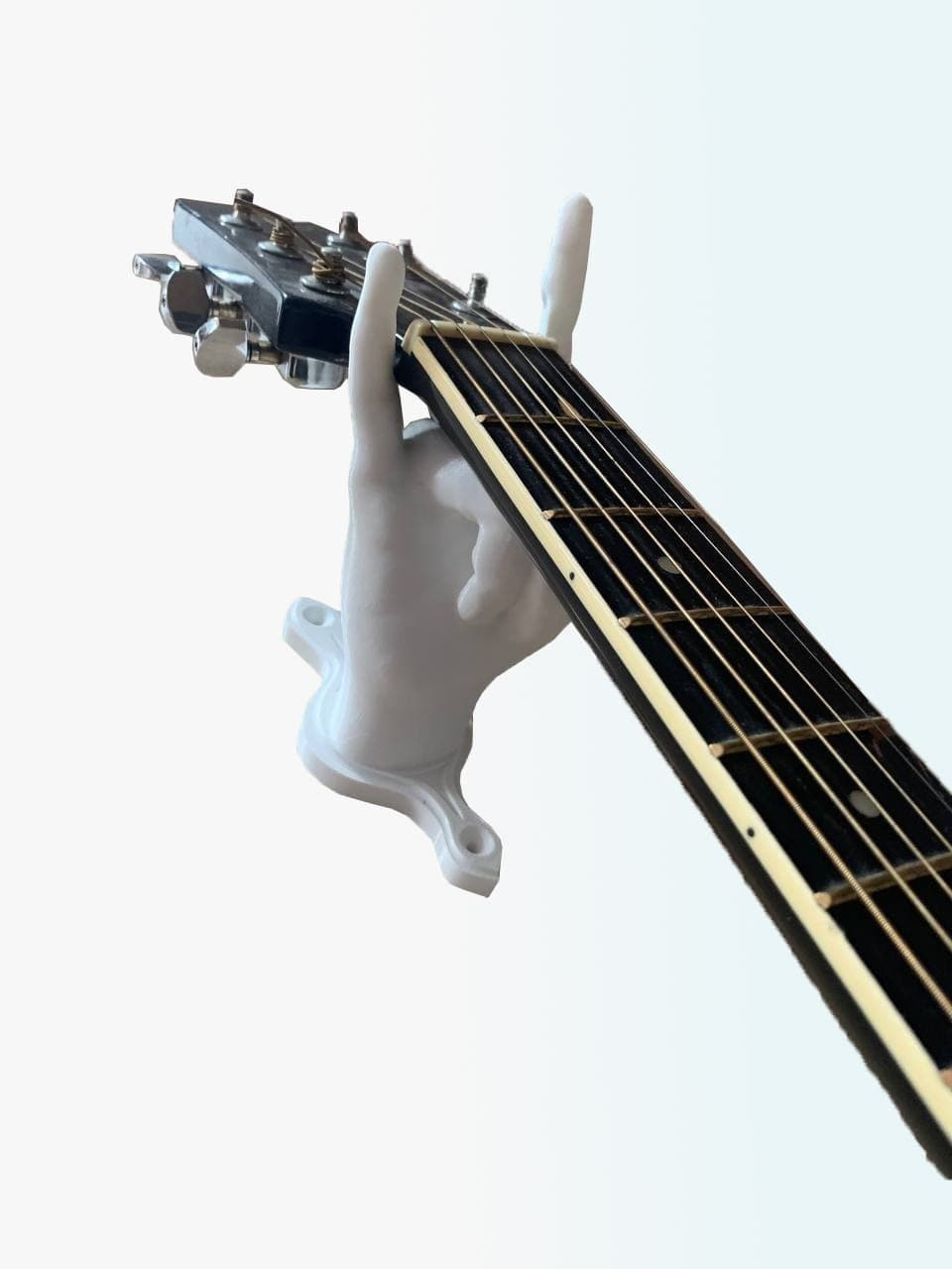 

Настенное крепление для гитары, держатель для гитары подвесной QumaxPro Коза 7х7х14 см белый