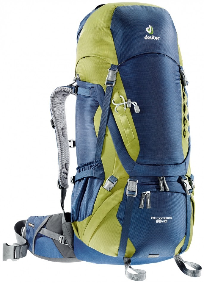 

Рюкзак Deuter Aircontact 55+10 midnight-moss