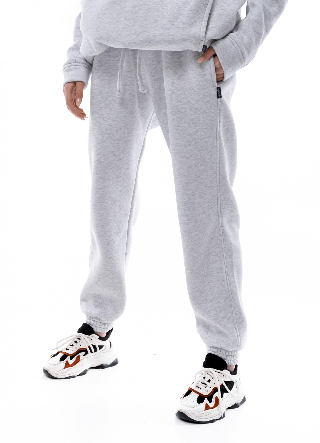 

Штаны женские oversize Intruder светло-серые  (S, M, L, Штаны женские oversize Intruder светло-серые One Size (S, M, L)