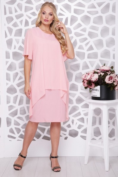 

Женское платье батал LineDa, Шарм персиковый  50, Женское платье батал LineDa, Шарм персиковый XL 50