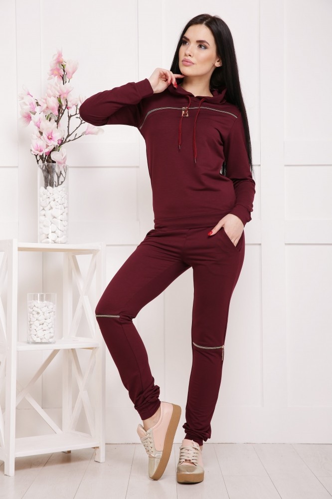 

Женский спортивный костюм LineDa Тандем бордо  (42, Женский спортивный костюм LineDa Тандем бордо XS (42)