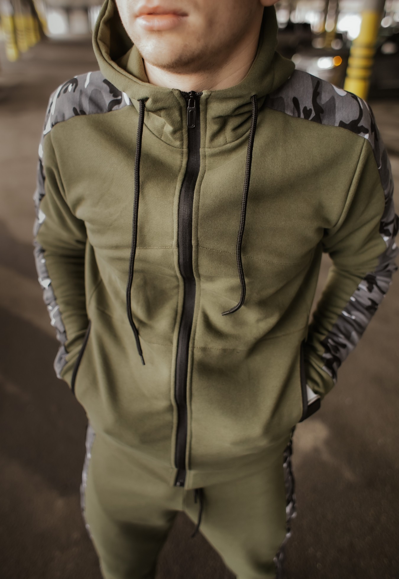 

Кофта Intruder, Dazzle хаки 2XL