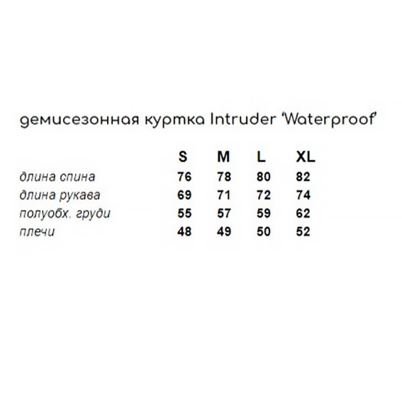 

Демисезонная Куртка Intruder Waterproof синий - черный XL