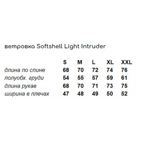 

Мужская весенняя куртка Intruder "SoftShell Lite" M серо-черная