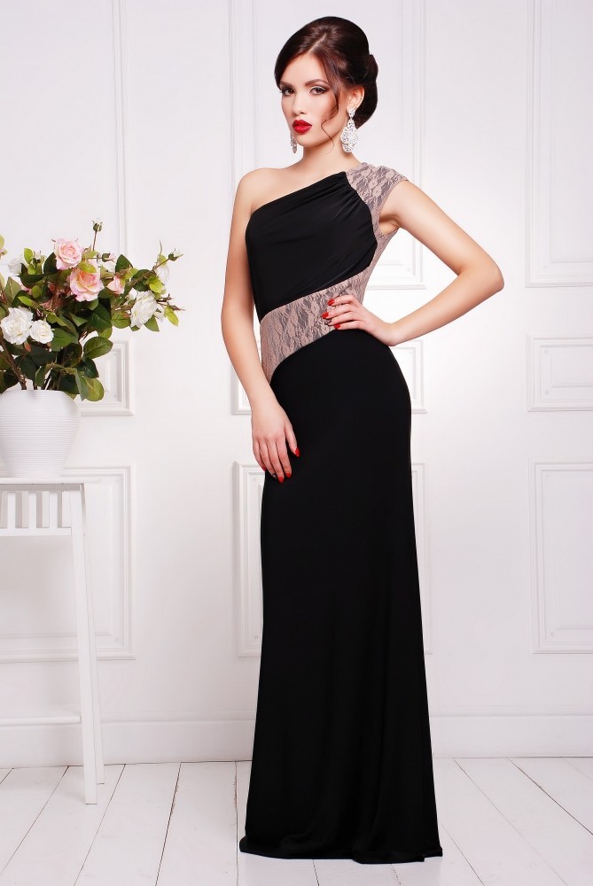 

Женское платье LineDa, Юна черный+кофе  (44, Женское платье LineDa, Юна черный+кофе S (44)