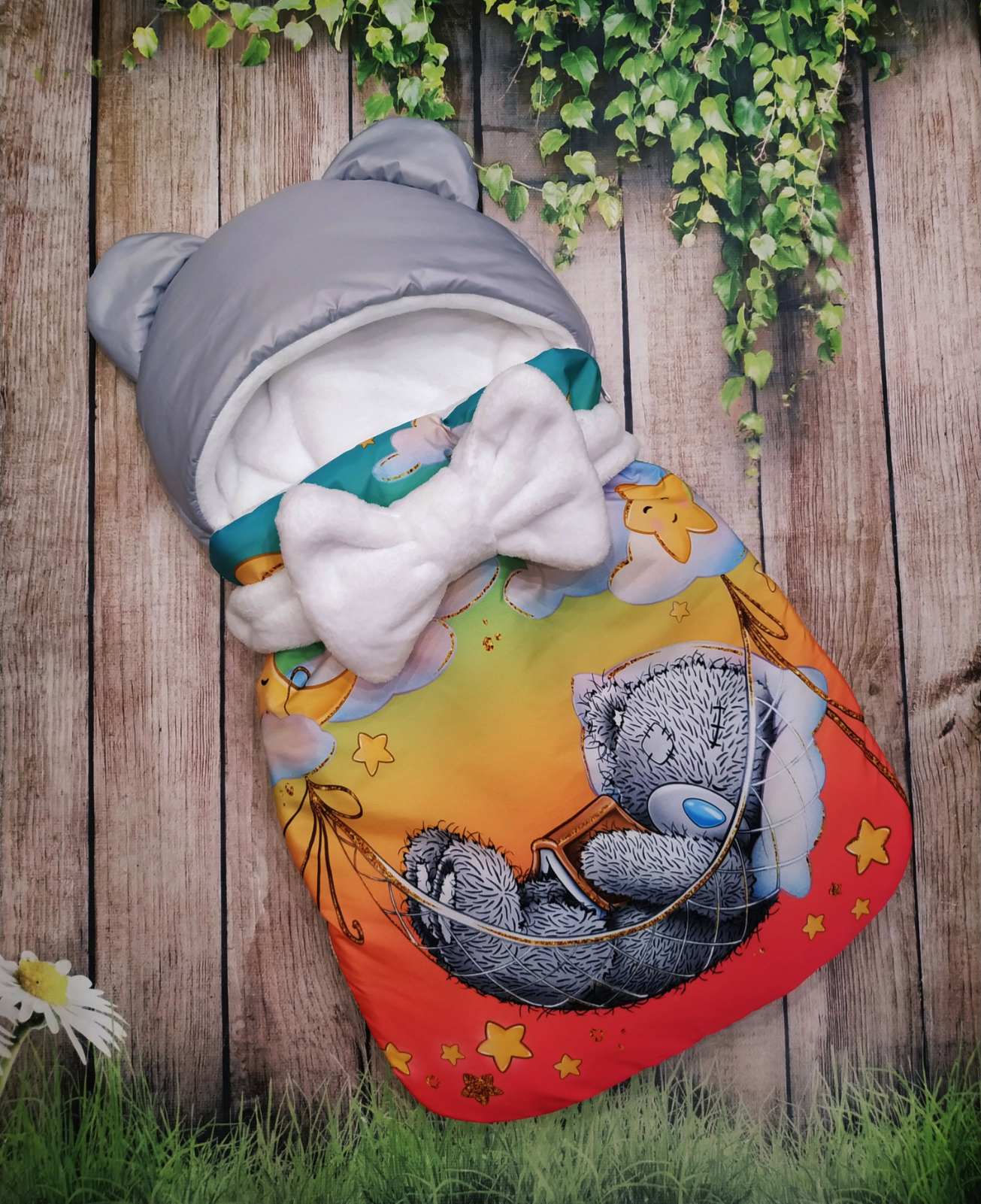 

Конверт спальник Sleeping teddy ШкодаМода IS910 сірий