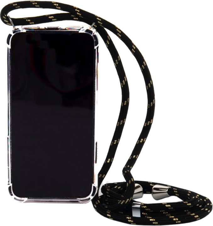 

Панель Necker на шнурке для Apple iPhone 12 Mini Reflection Black (NCR-12M-RB)