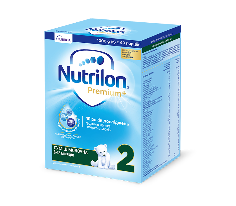 

Суміш молочна Nutrilon Premium+ 2, 1000г