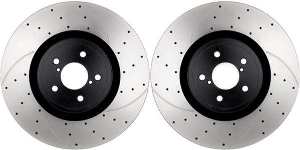 Акция на Перфорированные тормозные диски NiBK RN1530DSET (комплект 2 шт) - (26300FE000, 26300FE011) от Rozetka UA